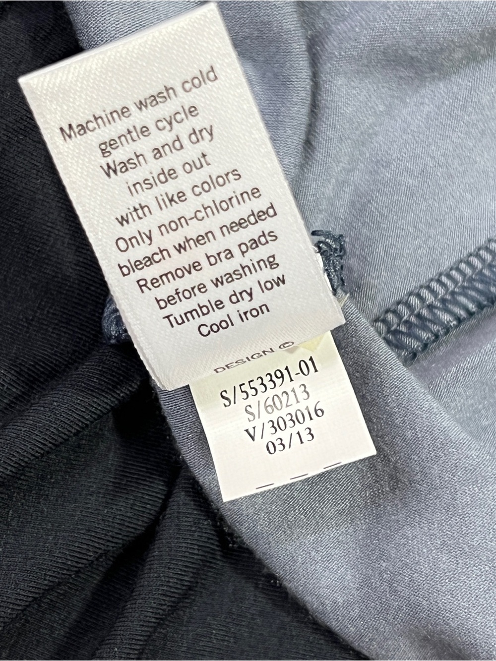 Athleta Kindred Cami Dress - Medium - soft blue lined modal shelf bra tank dress - Picture 9 of 12